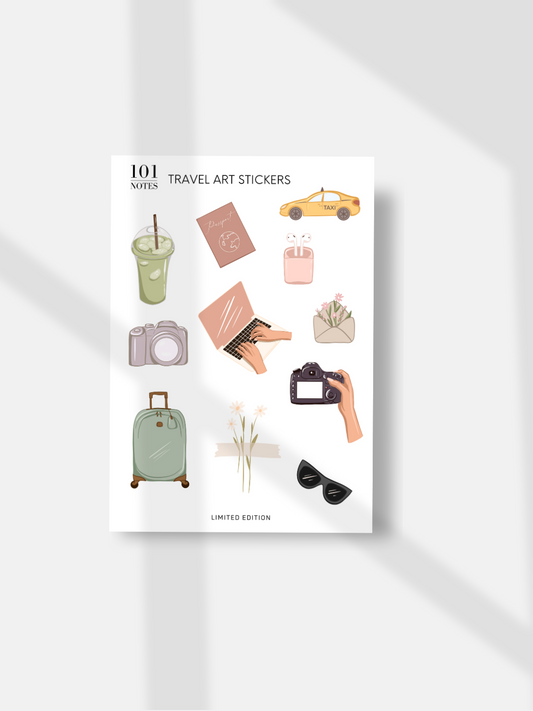 Art Sticker Sheet - Travel