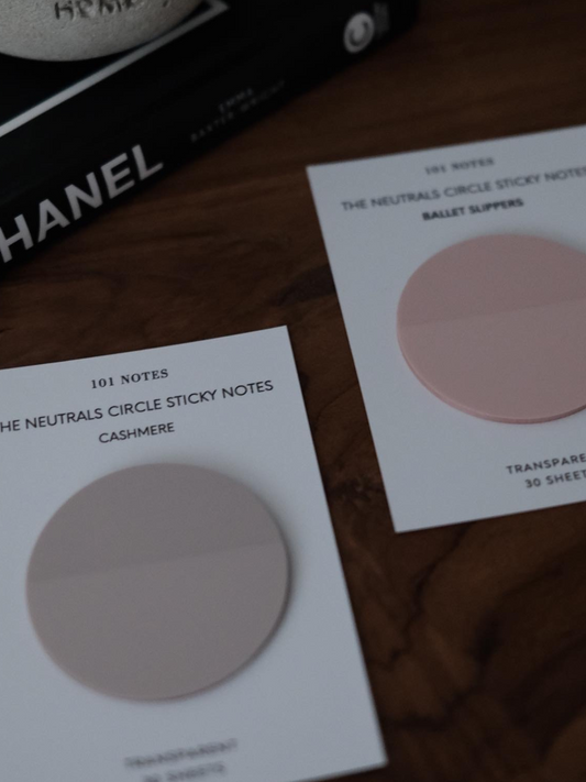 Transparent Circle Sticky Notes